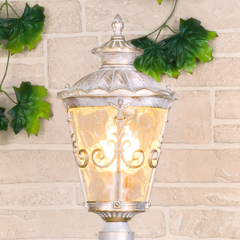 Уличный светильник Elektrostandard Diadema F GLYF-8046F белое золото 4690389082474