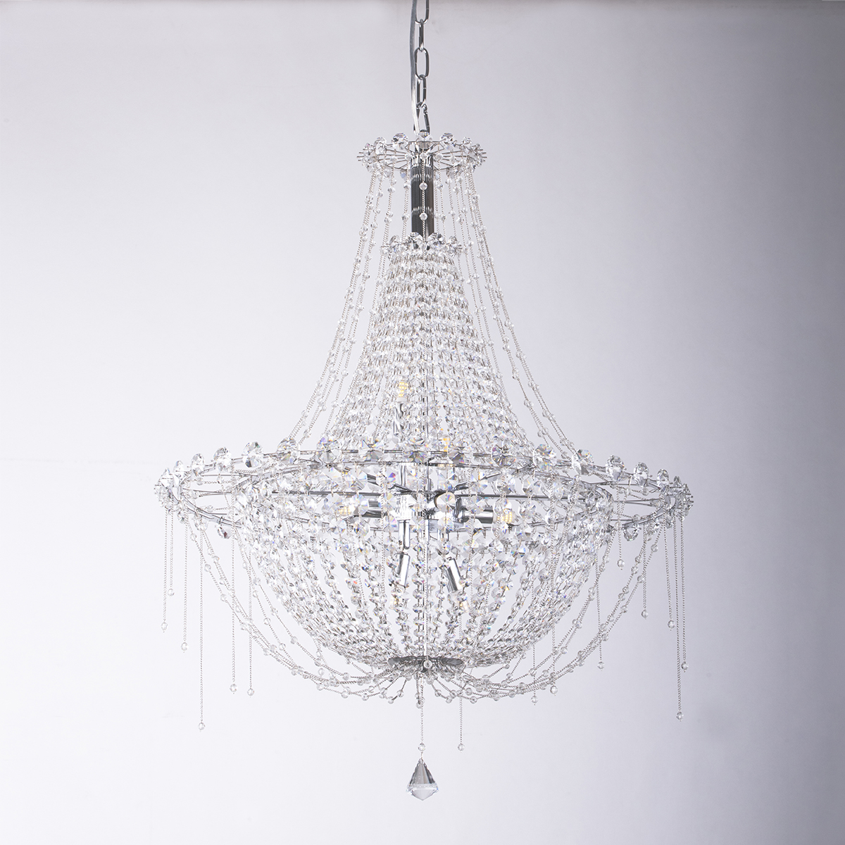 Подвесная люстра DeLight Collection MD8319-12A chrome