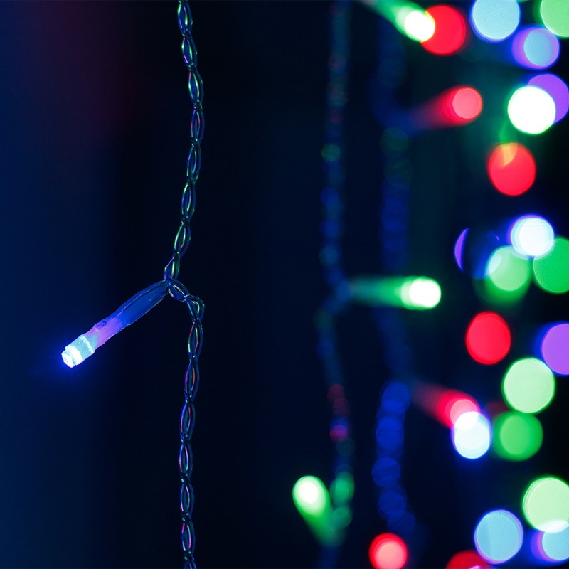 Светодиодная гирлянда Arlight ARD-Curtain-Home-2000x2500-Clear-300LED RGB 024833