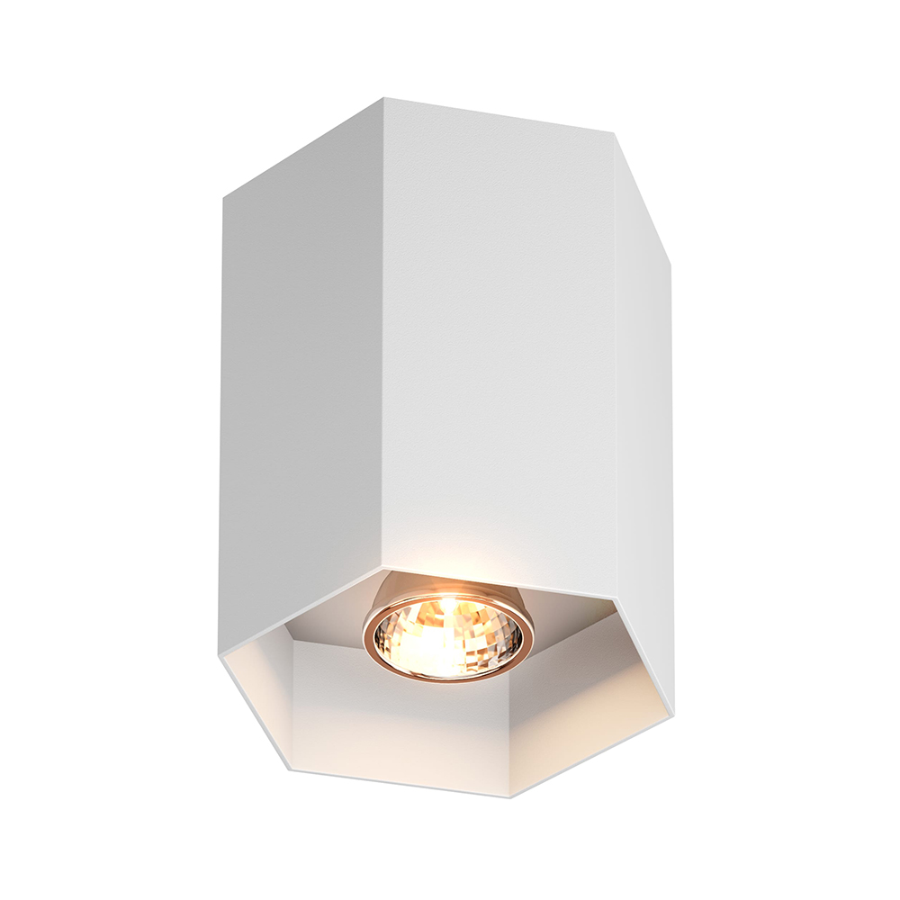 Потолочный светильник Zumaline POLYGON CL 1L 20067-WH