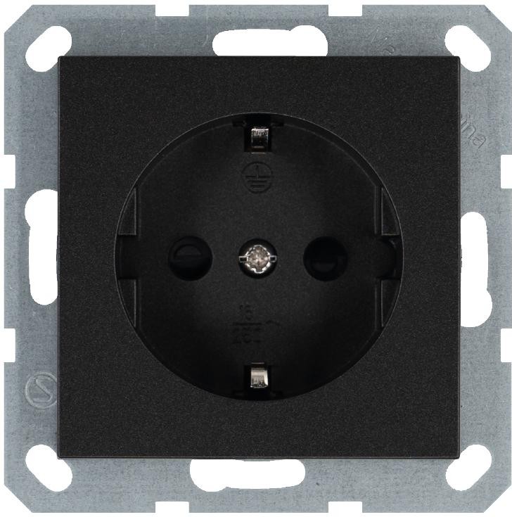 Розетка с/з со шторками 16A Jasmart G5501B