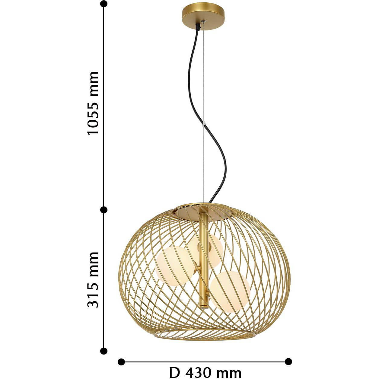 Подвесная люстра Favourite Margarita 2370-3P