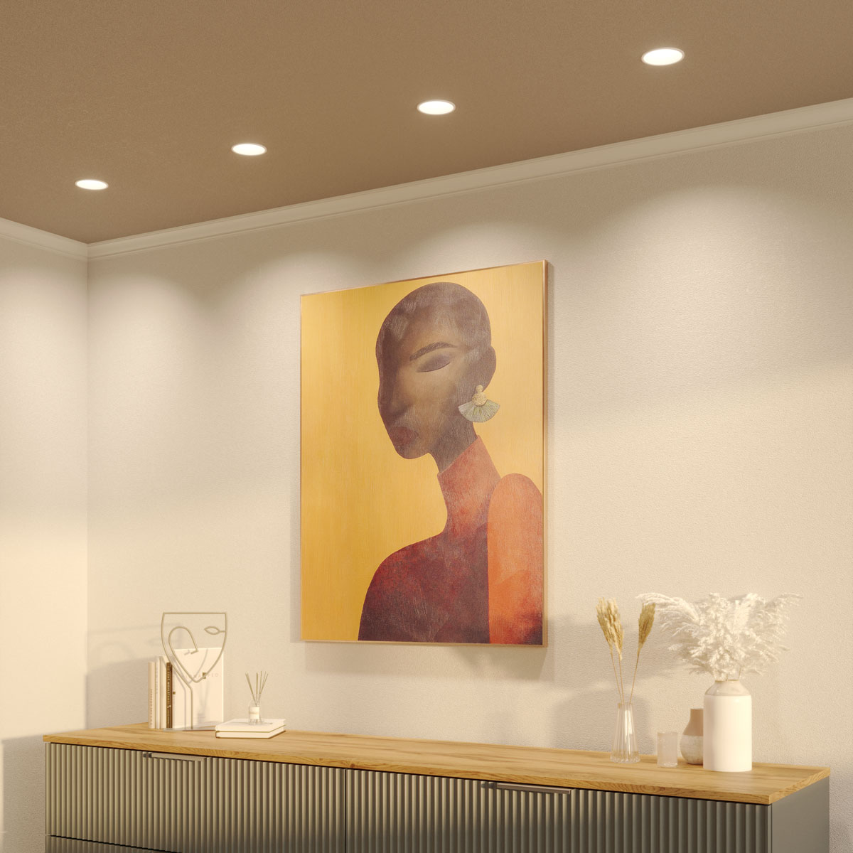 Встраиваемый светильник с переключателем цв. температуры и угла рассеивания Novotech Wir Solis 359857