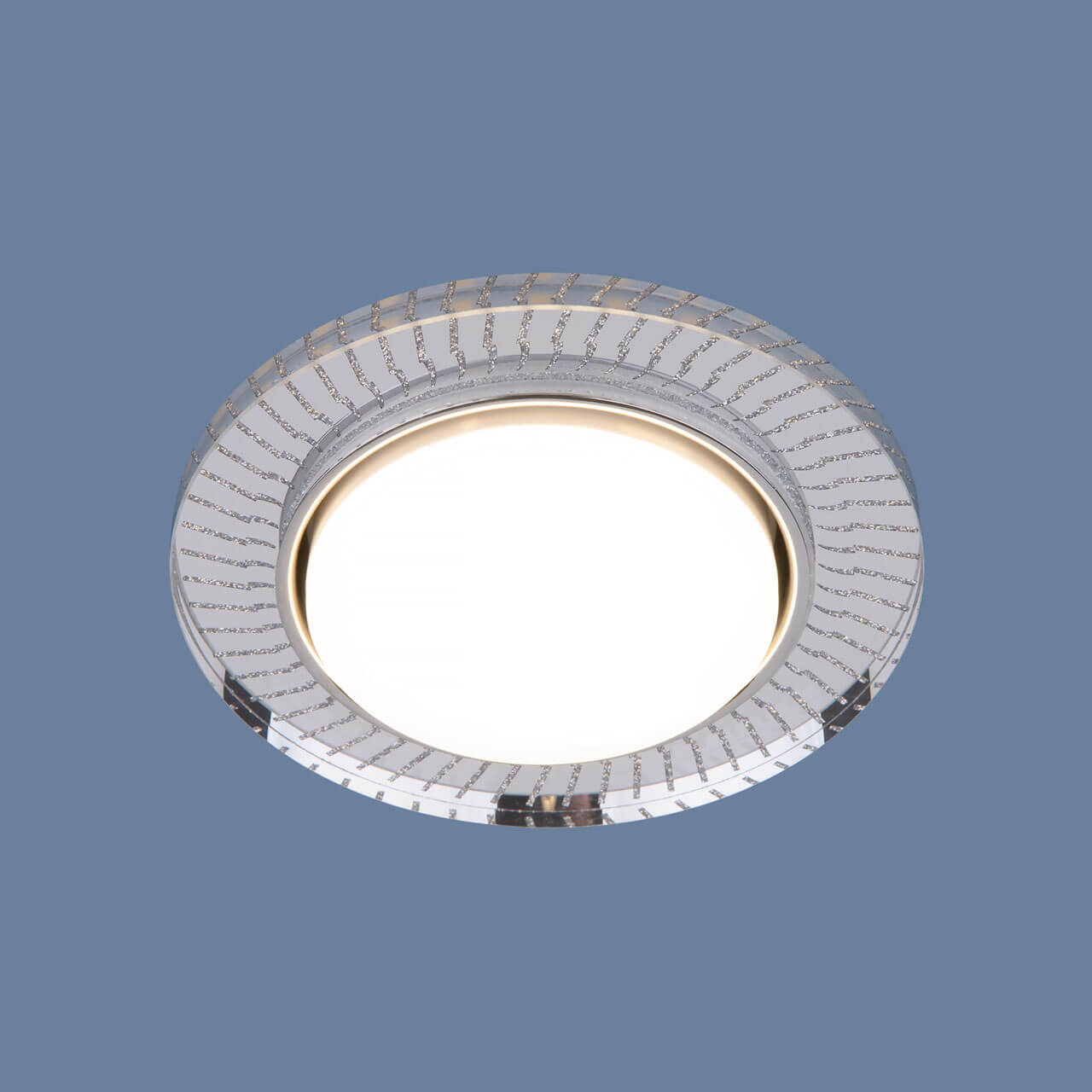 Встраиваемый светильник Elektrostandard 3033 GX53 CL/SL прозрачный/серебро 4690389142413