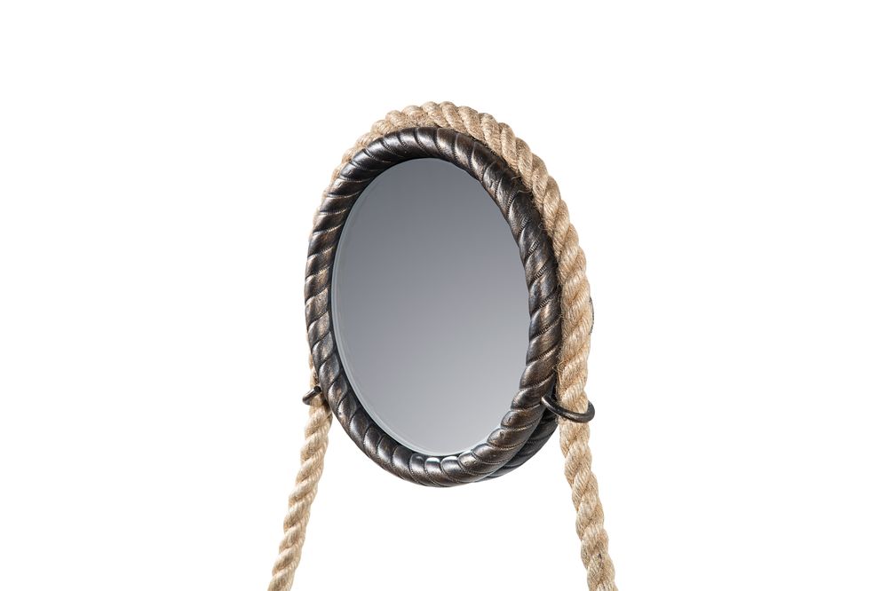 Зеркало Runden Лофт I золото V20030