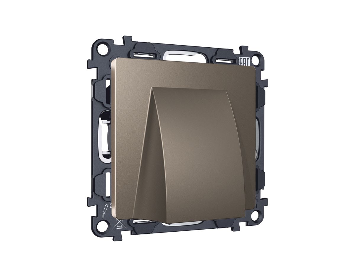 Комплект вывода кабеля с фиксатором Alfa Темная бронза матовый Quant Ambrella Volt MA645810 (AP6458, VM238)