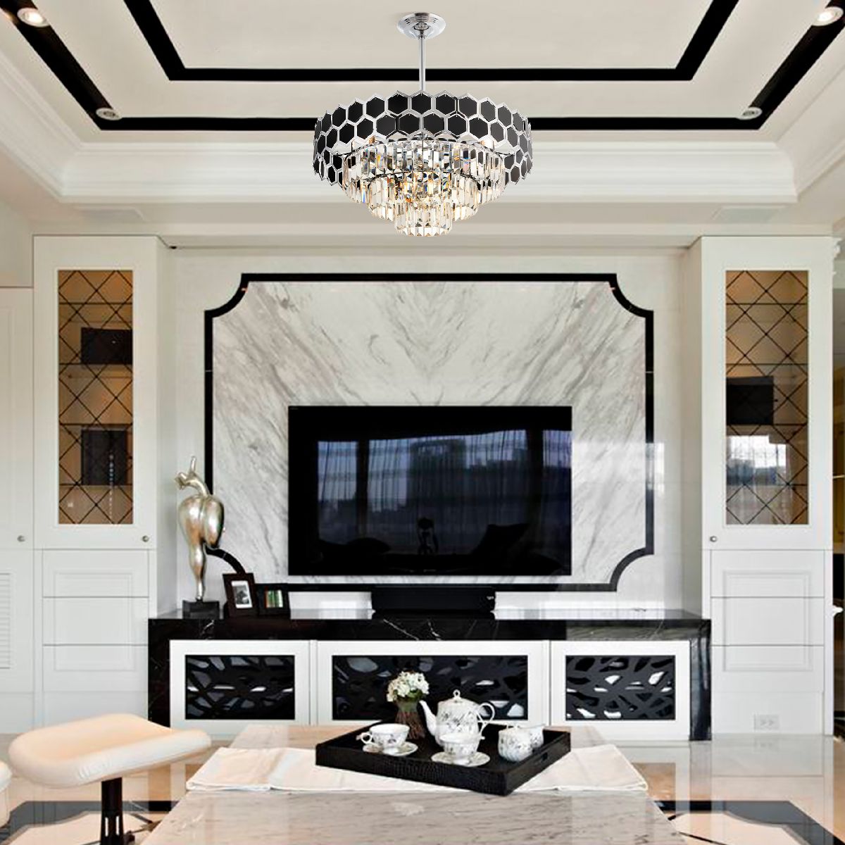 Люстра на штанге Arte Milano Sorrento 375009/6+3/300/590 CR