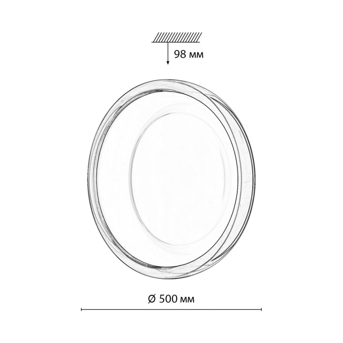 Настенно-потолочный светильник Sonex Color Portman 7778/ELN