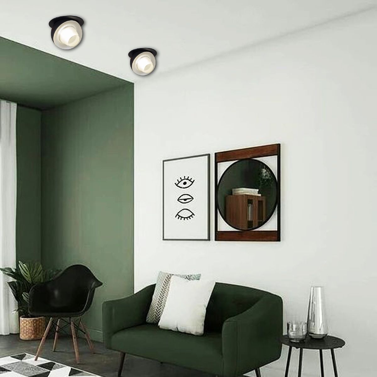 Точечный светильник Reluce 84090-9.0-001QR COB8W BK