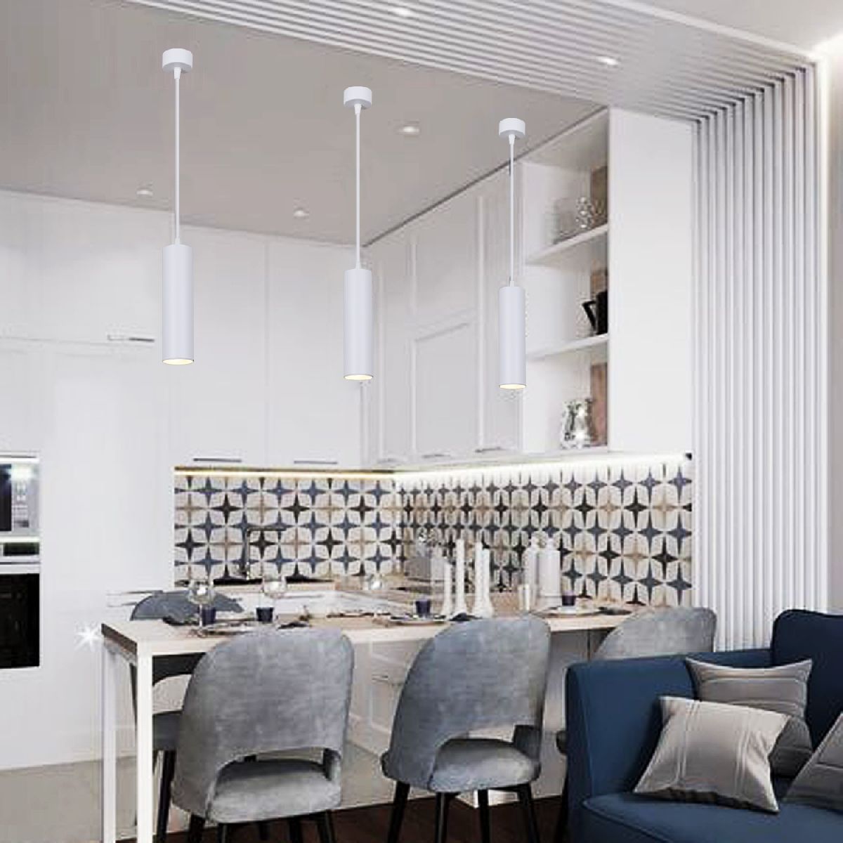 Подвесной светильник Reluce 16002-0.9-001LD 200mm GU10 WT