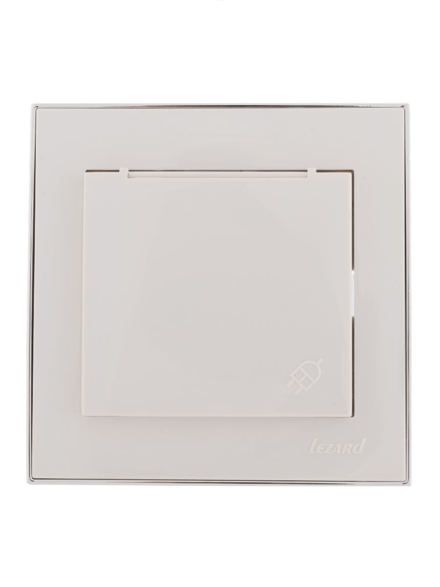Розетка с/з с крышкой Lezard Rain 703-0225-123