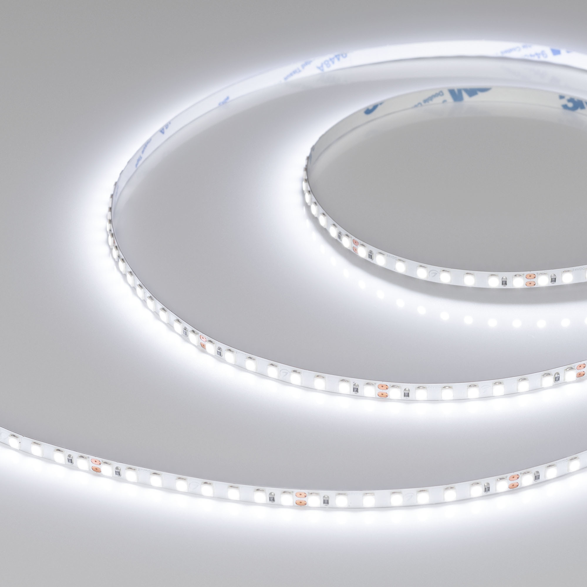 Светодиодная лента Arlight RT-A160-5mm 24V White6000 (9.6 W/m, IP20, 2835, 5m) 037802