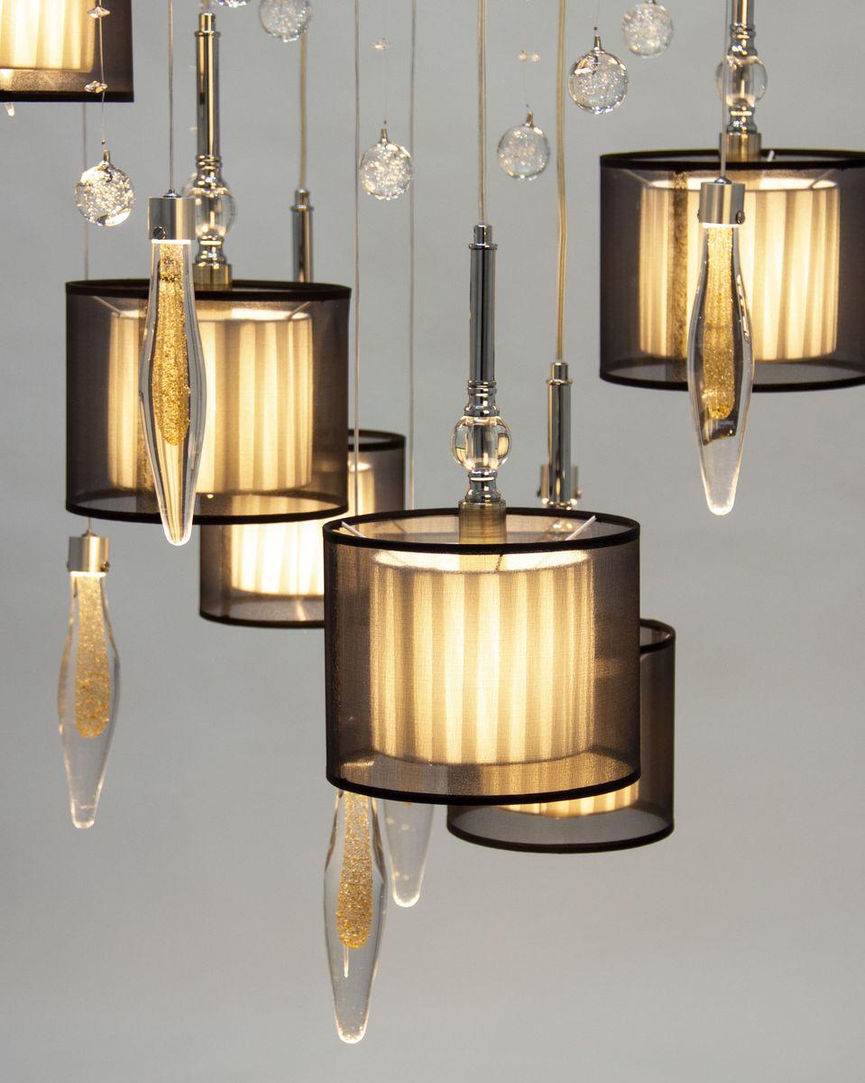 Подвесная люстра Abrasax Paula PL.5301-(8+4)+5CHshade