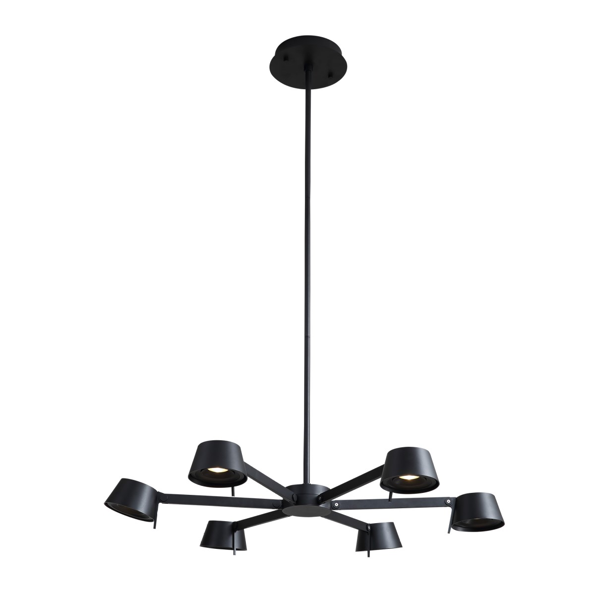 Люстра на штанге Delight Collection P0214-6A black