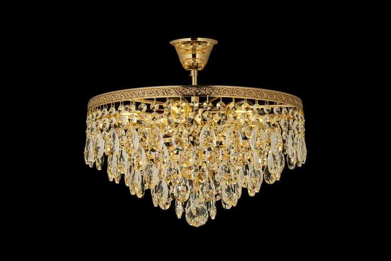 Люстра на штанге Arti Lampadari Castellana E 1.3.38.601 G