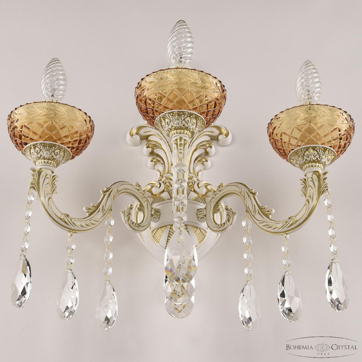 Бра Bohemia Ivele Crystal AL7901B15/3/175 A WMG P Amber/M-1F