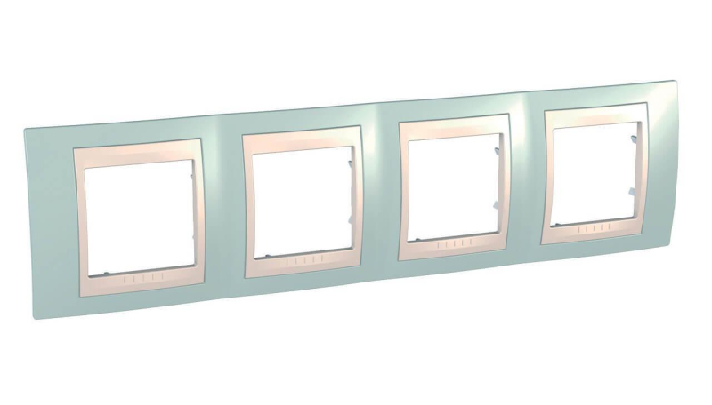 Рамка 4-постовая Schneider Electric Unica Хамелеон MGU6.008.570