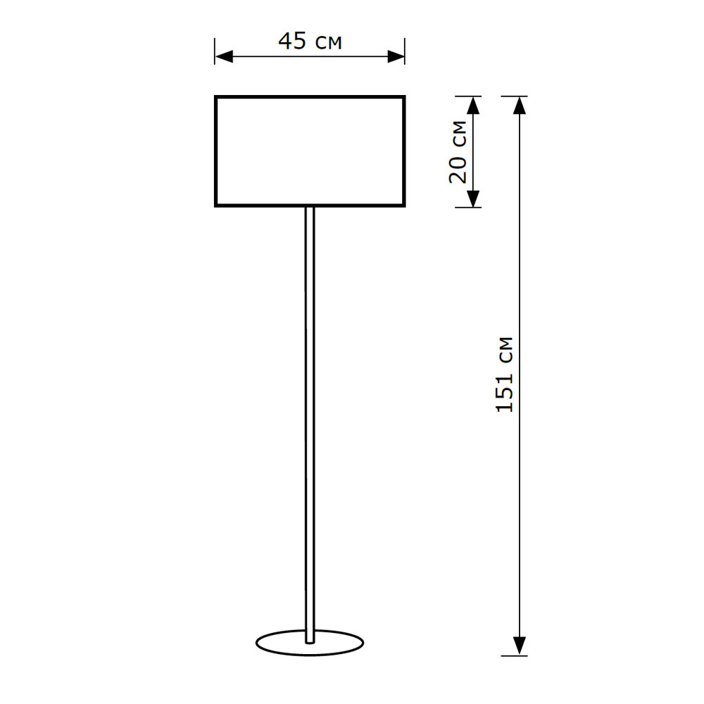 Торшер LightHall Nova LH052025