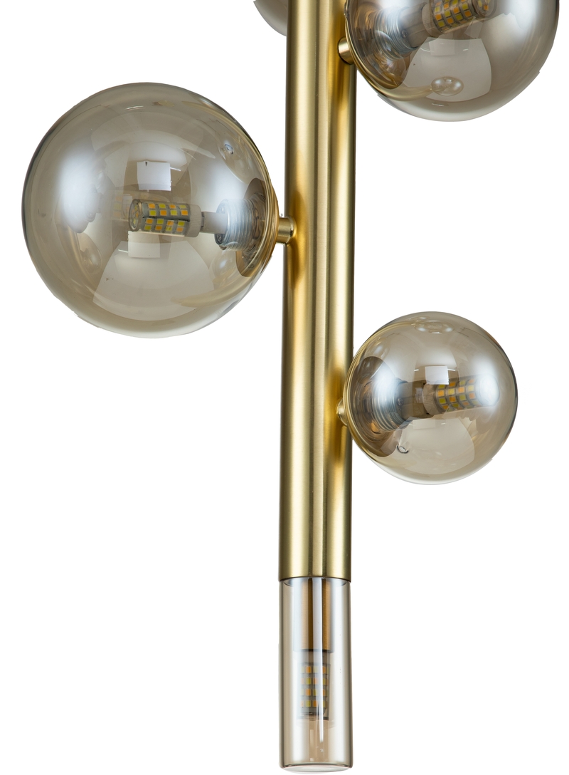 Подвесная люстра Indigo Canto 11026/5P Gold V000245