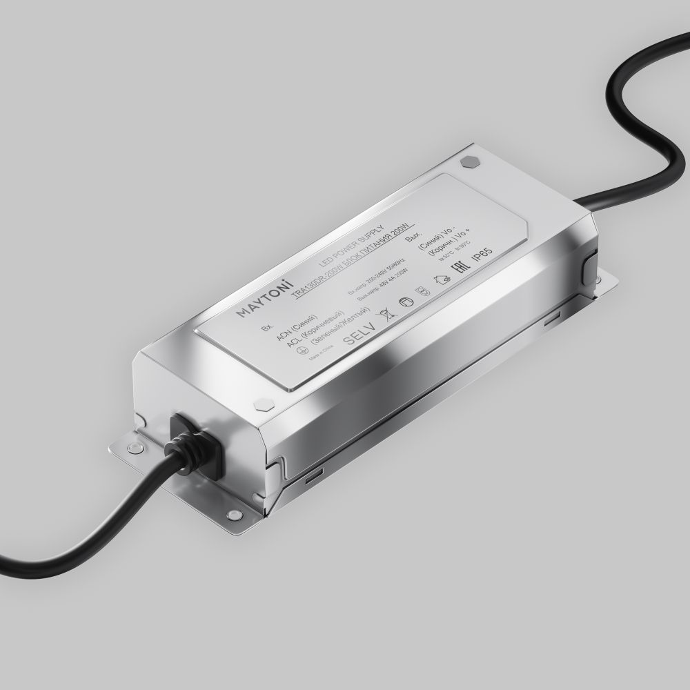 Блок питания Maytoni 48В 200Вт PoВтer supply 48V TRA130DR-200Вт