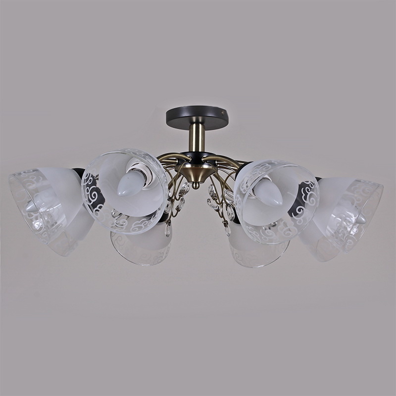 Люстра на штанге Illumico IL0287-8CSQ-29 BK AB