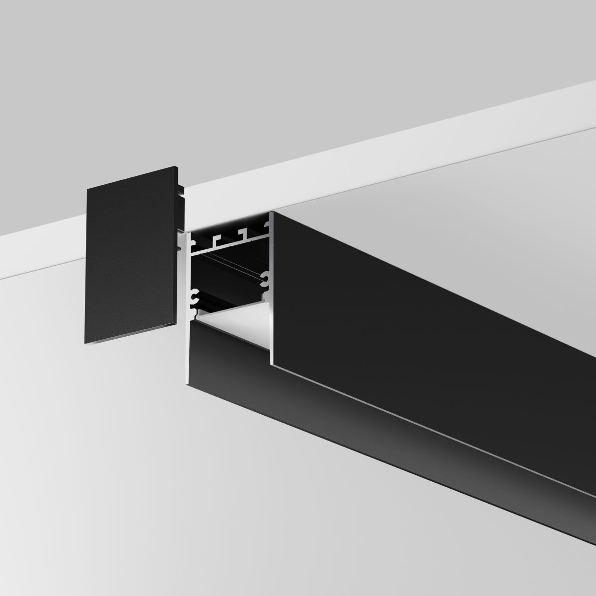 Комплект заглушек  2шт Maytoni Led Strip ALM-3551-B-EC 642063