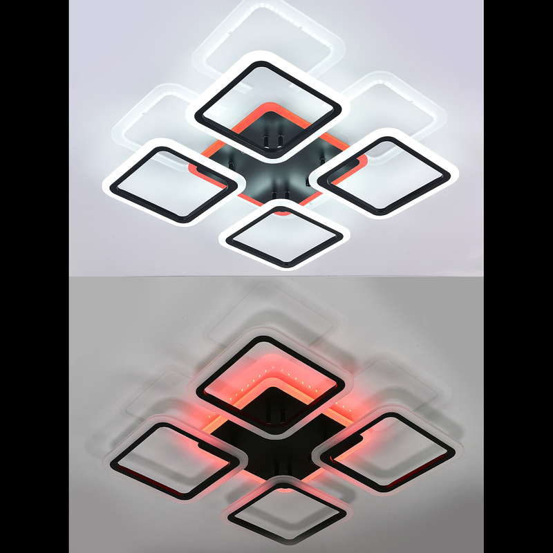 Потолочная люстра Natali Kovaltseva Spektr HIGH-TECH LED LAMPS 82004 BLACK