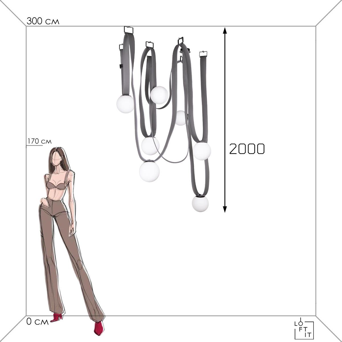 Подвесная люстра Loft IT Picot 10240/7