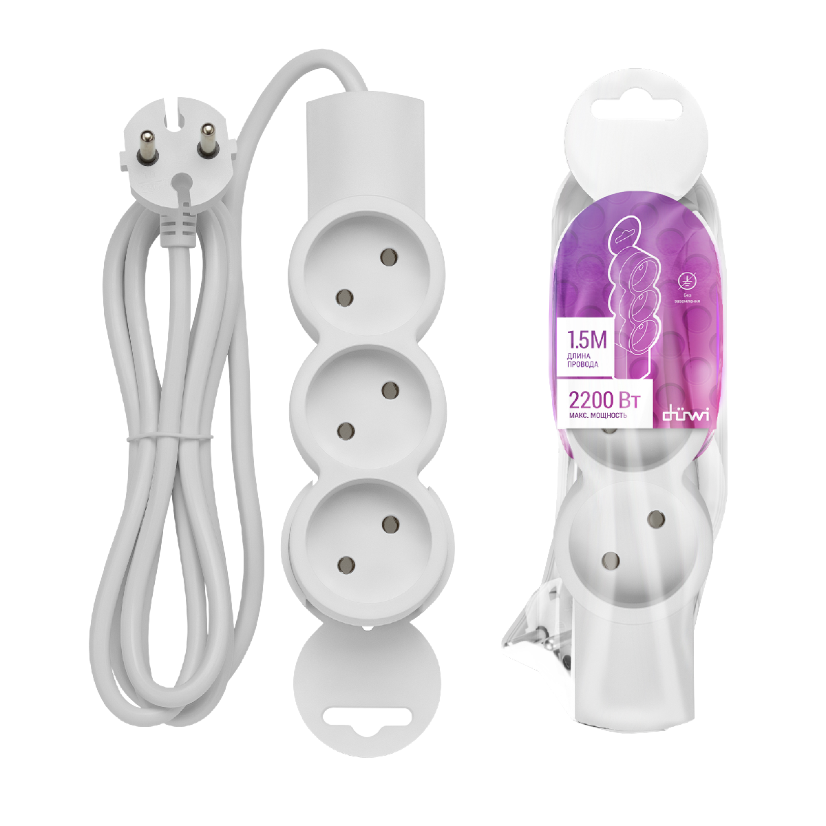 Удлинитель бытовой Duwi 32001 4