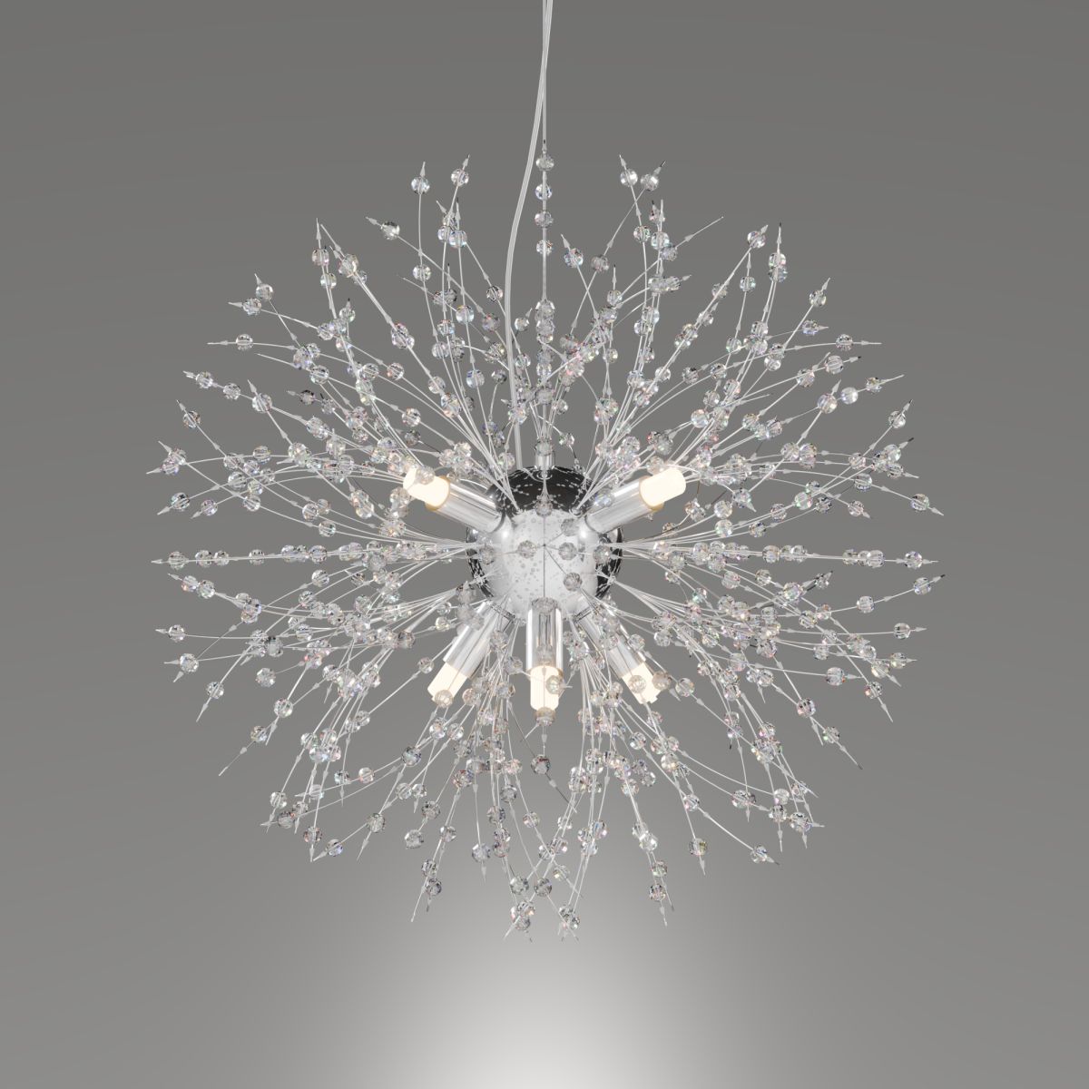 Подвесная люстра Lightera Salyut LE300L-8C