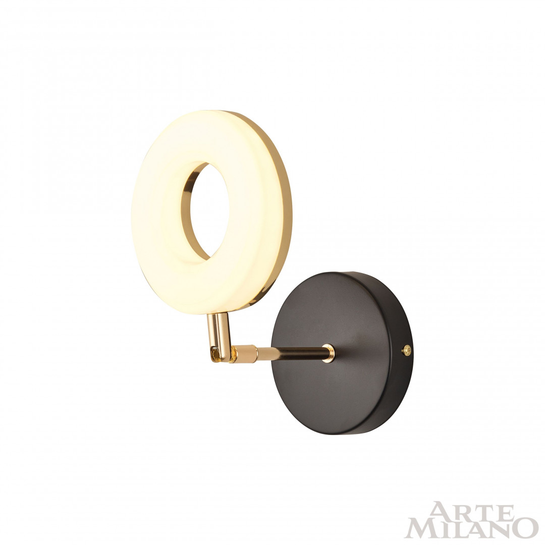 Бра Arte Milano 271399/1B BK/GD