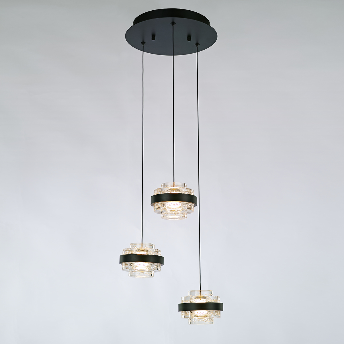 Подвесной светильник Delight Collection MD22030002 MD22030002-3A black/clear