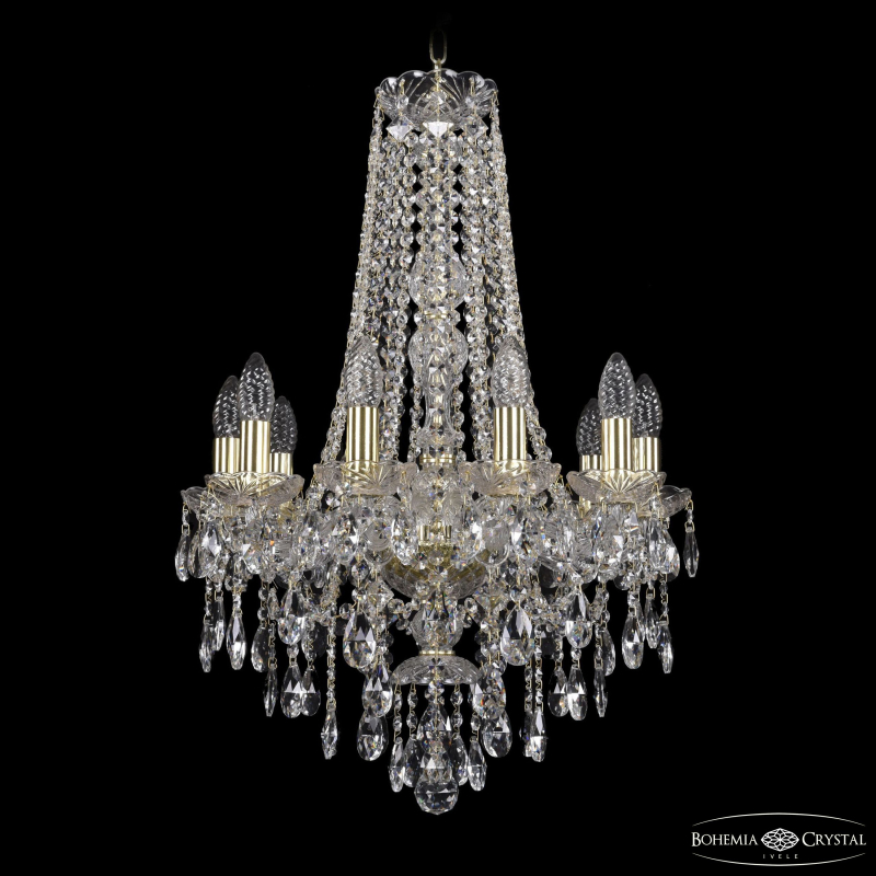 Подвесная люстра Bohemia Ivele Crystal 1415/10/165/h-70 G