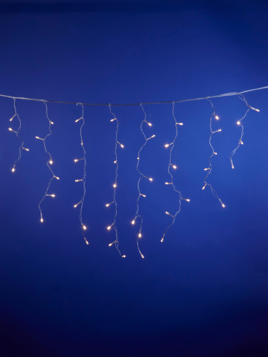 Светодиодная гирлянда (UL-00003678) Uniel бахрома 230V теплый белый ULD-B3010-200/DTA WarmWhite IP20