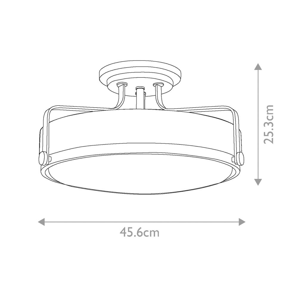 Потолочный светильник Hinkley Harper (hk) HK-HARPER-SFM-HB