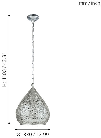 Подвесной светильник Eglo Melilla 49716