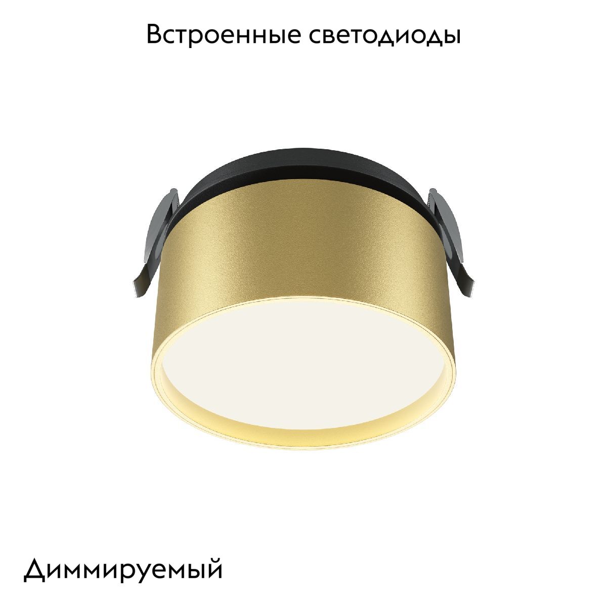 Встраиваемый светильник Maytoni Onda DL024-12W-DTW-BMG