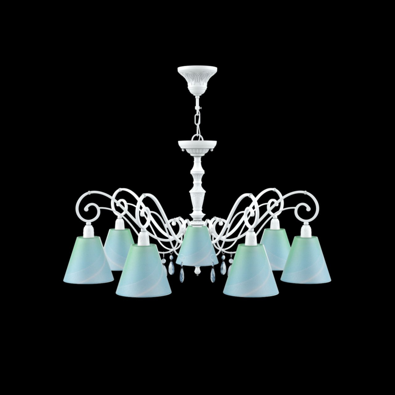 Подвесная люстра Lamp4you Classic E3-07-WM-LMP-O-18-CRL-E3-07-GB-DN