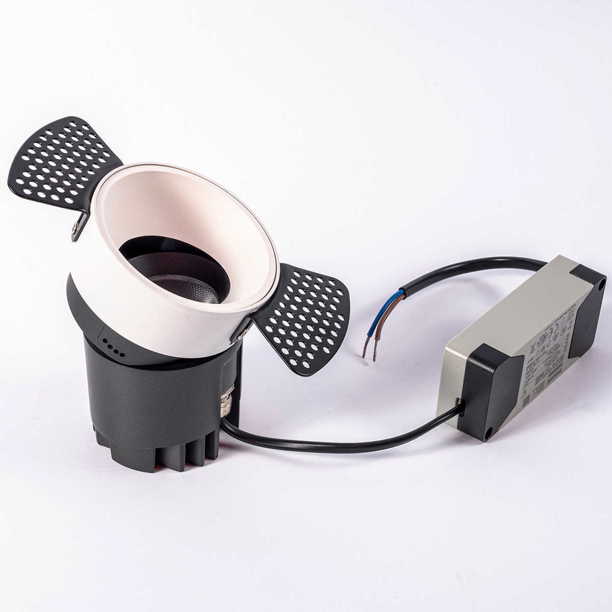 Встраиваемый светильник Fiberli 302T75 (круглая рамка) 12130203