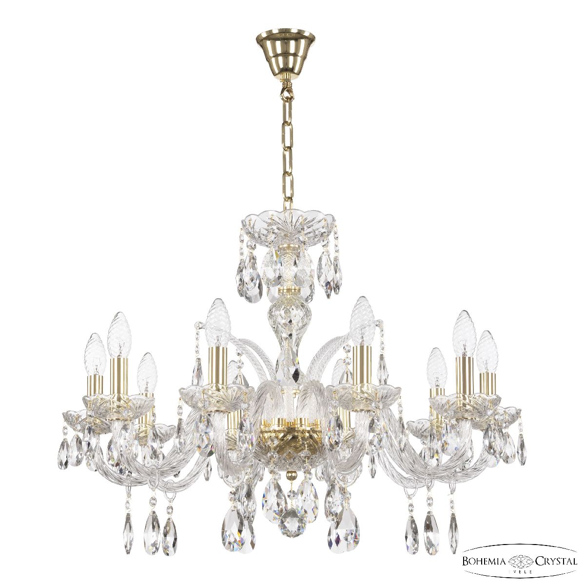 Подвесная люстра Bohemia Ivele Crystal 118/10/240 G