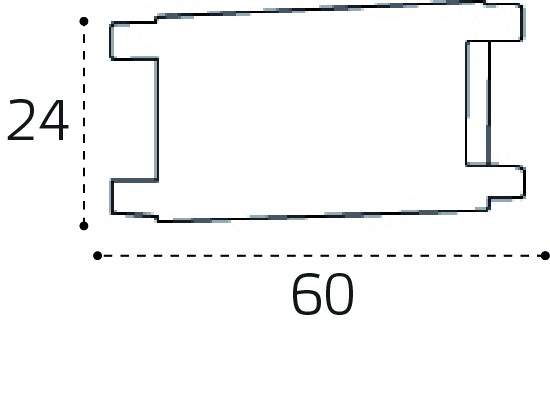 Соединитель прямой для магнитного шинопровода Italline IT09-9028 black