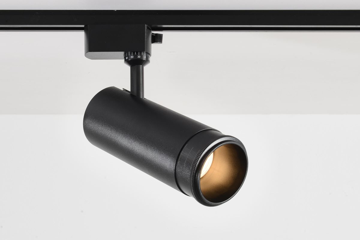 Трековый однофазный светильник Crystal Lux CLT 0.31 021 BK 3CCT ZOOM