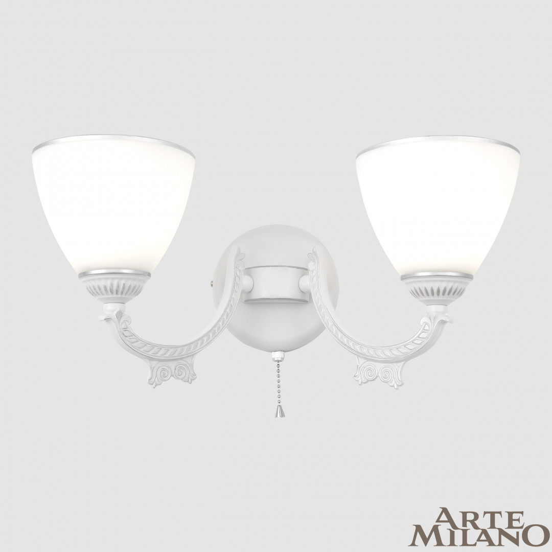 Бра Arte Milano 342837/2W WT+SL