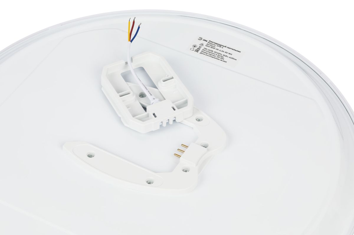 Потолочный светильник Эра SPB-6 Opal 86W-3K-6,5K-RC WH с ДУ Б0070181
