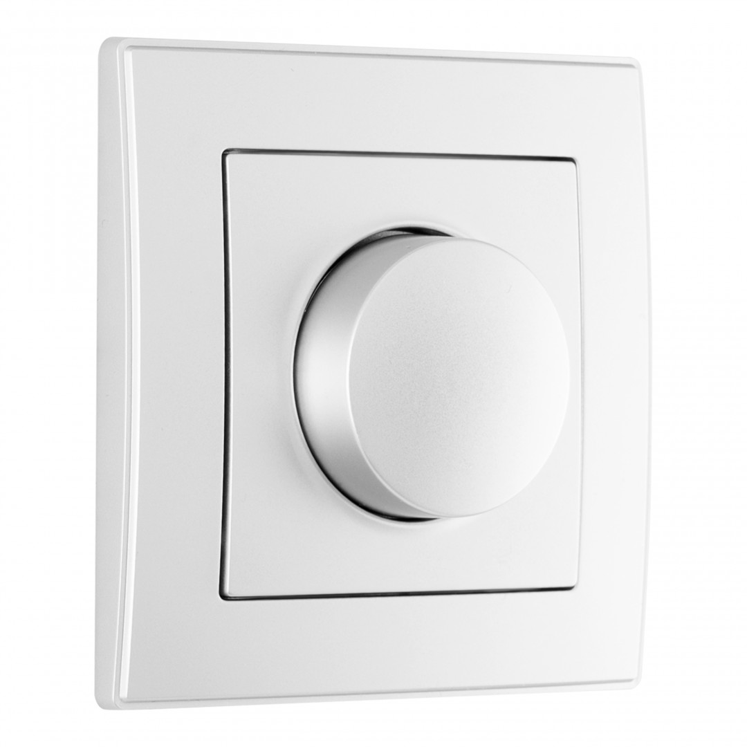 Диммер с рамкой Arte Milano SET06-1-48-1 silver