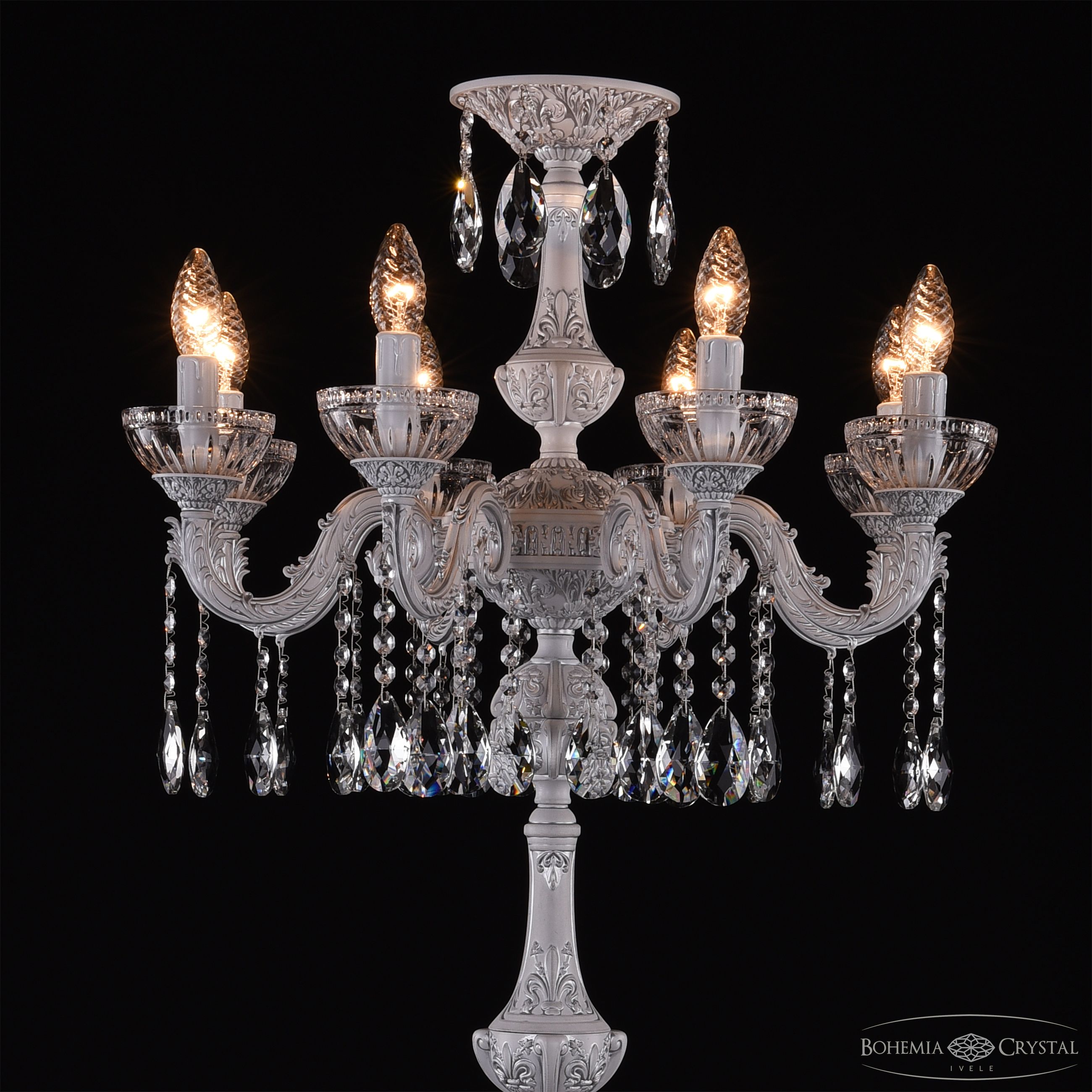 Торшер Bohemia Ivele Crystal AL79101T/8/175 A WMN P Clear/M-1G