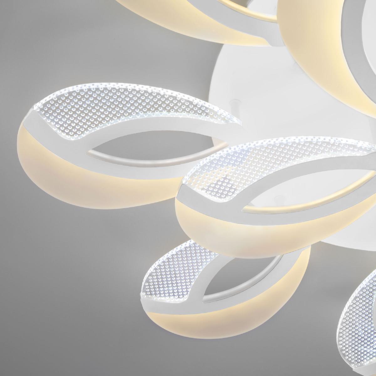 Потолочный светодиодный светильник Eurosvet Flake 90140/12 белый