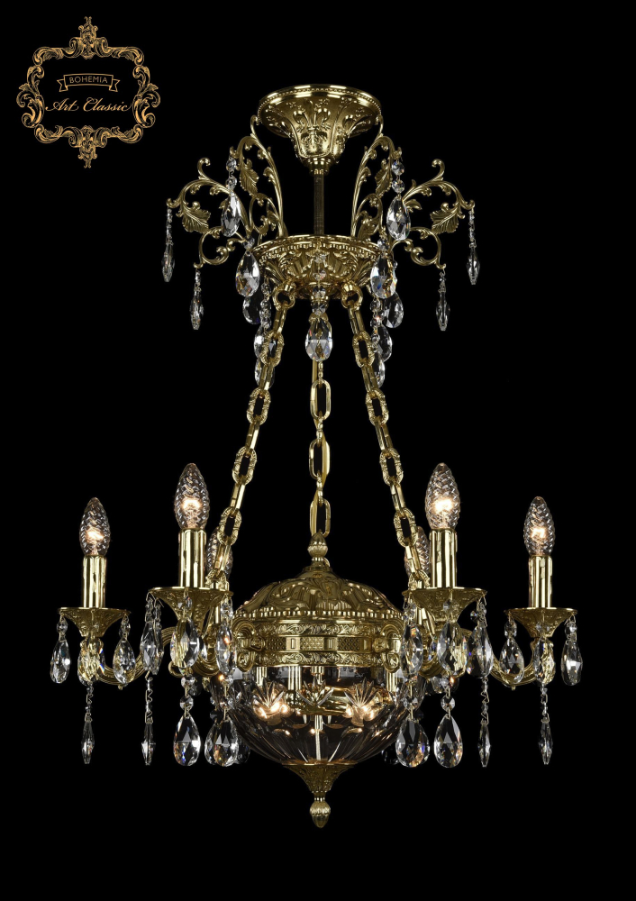 Подвесная люстра Art Classic 31.51.6.CK125SP.250SP.G.Sp.Clear.1E