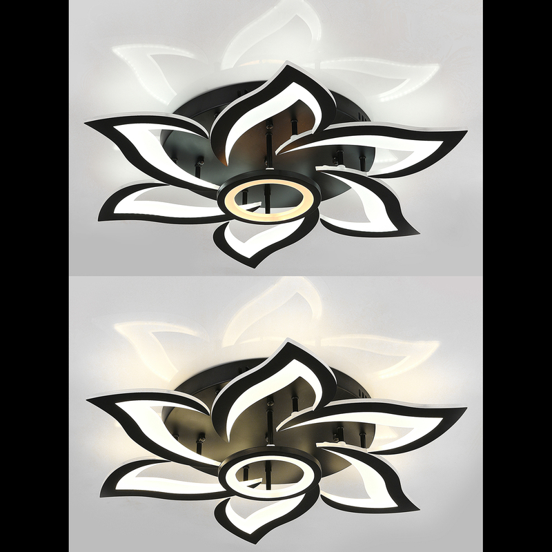 Потолочная люстра Natali Kovaltseva Olimp HIGH-TECH LED LAMPS 82020 BLACK