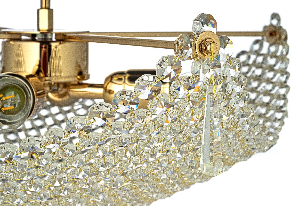 Люстра на штанге Arti Lampadari Roma E 1.3.50.501 G